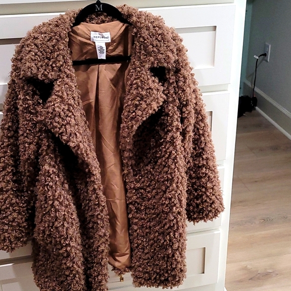For The Republic Jackets & Blazers - For The Republic Teddy Coat pea coat